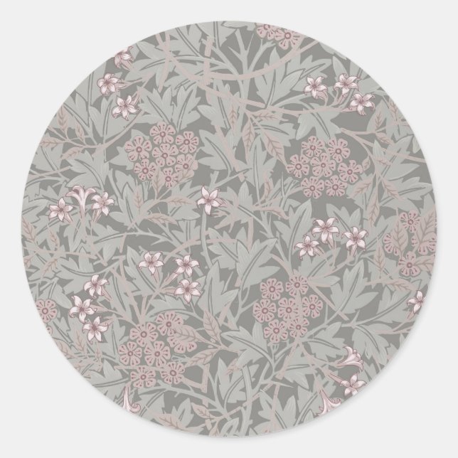 Adesivo William Morris Jasmine Flower Pattern (Frente)