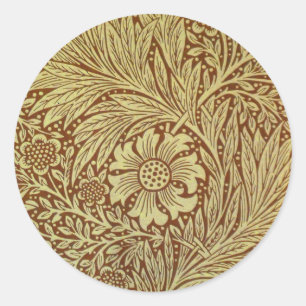 Adesivo William Morris Marigold Padrão Antiquado de Flor