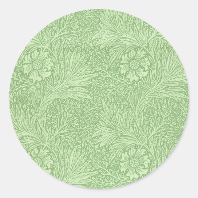 Adesivo William Morris Marigold (Verde) (Frente)