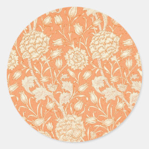 Adesivo William Morris Orange Floral
