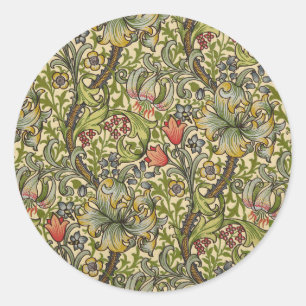 Adesivo William Morris Ouro Lily