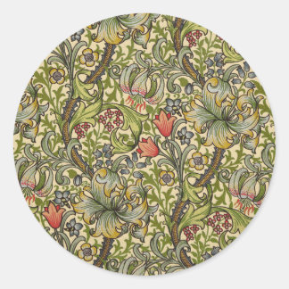 Adesivo William Morris Ouro Lily