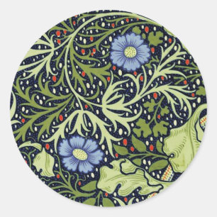 Adesivo William Morris Seaweed Flor Antiquado