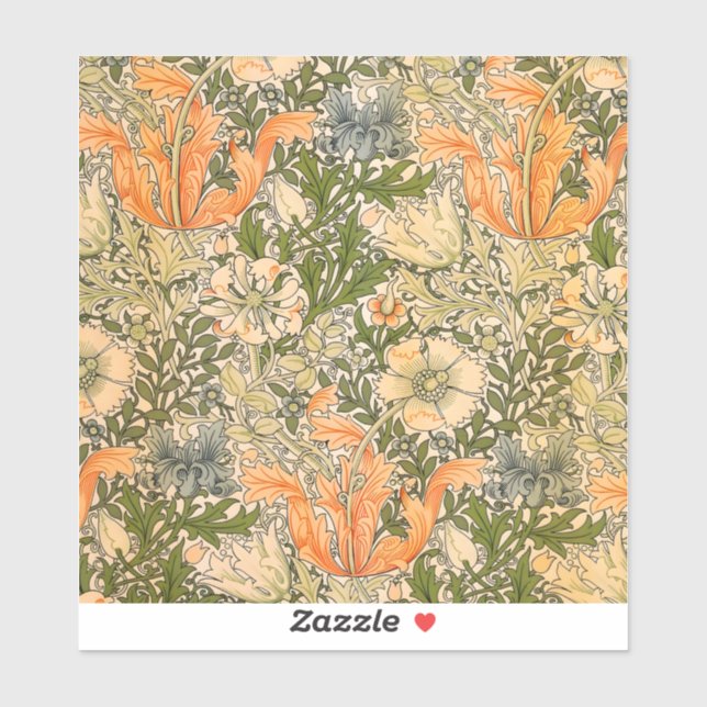 Adesivo William Morris Spring Compton Flower Festival (Folha)