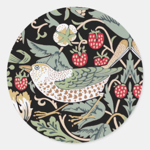 Adesivo William Morris Strawberry Thief I Black Birds