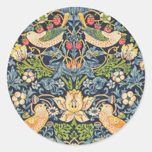 Adesivo William Morris Strawberry Thief Padrão Floral
