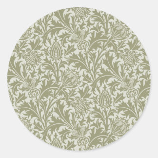 Adesivo William Morris Thistle Sage - Padrão Verde