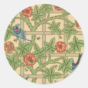 Adesivo William Morris Trellis Inglês Design Floral
