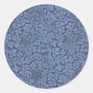 Adesivo William Morris Vintage Pattern Bird e Anemone