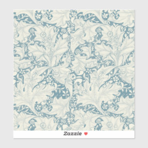 Adesivo William Morris Wallflower Blue damask