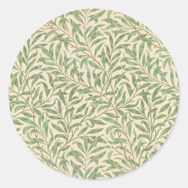 Adesivo William Morris Willow Bough Garden Flower Classic (Frente)