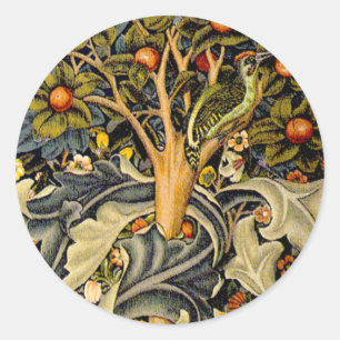 Adesivo William Morris Woodpecker Tapeçaria Artes e Artesa