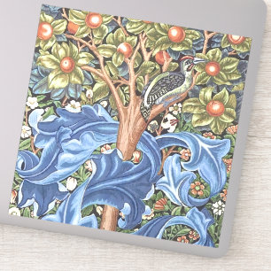 Adesivo William Morris Woodpecker Tapeçaria Vintage Flora