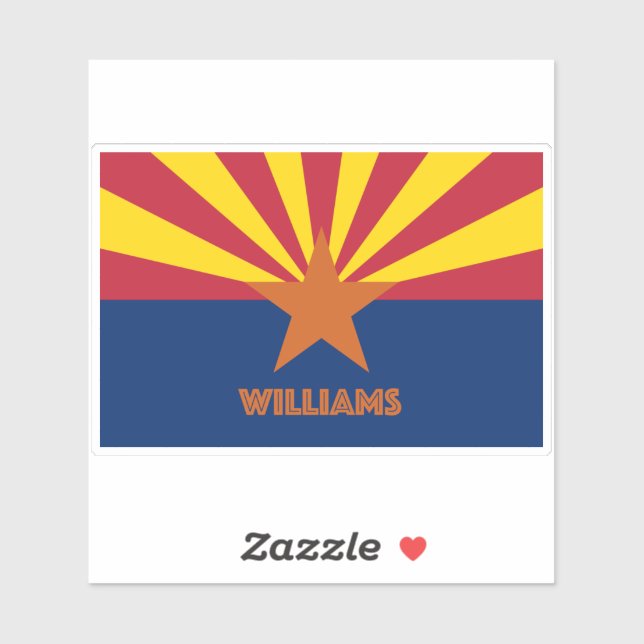 Adesivo Williams Arizona (Folha)