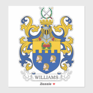 Adesivo Williams Family Crest
