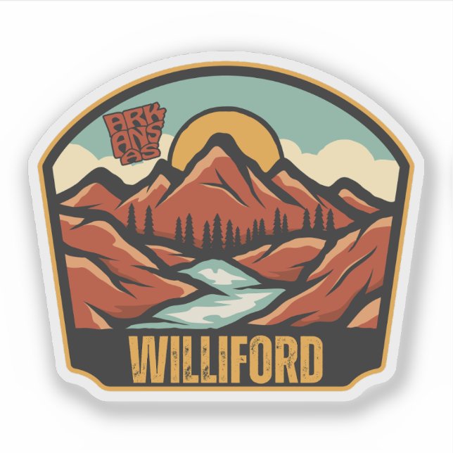 Adesivo Williford, Arkansas  (Frente)