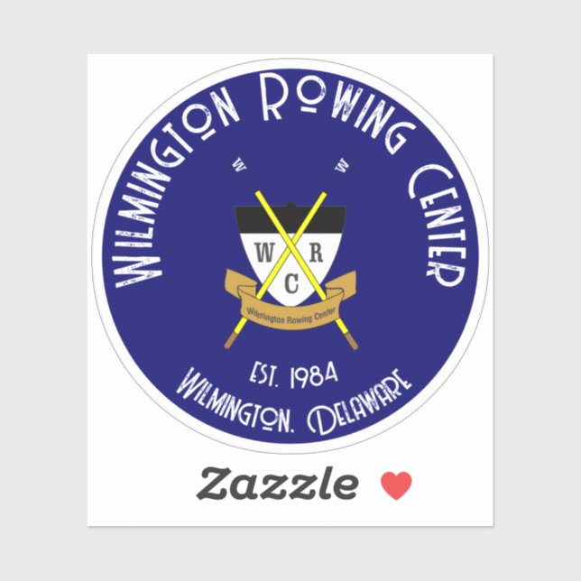 Adesivo Wilmington Rears Center Round Vinyl Sticker Blue (Folha)