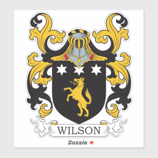Adesivo Wilson Family Crest (Folha)