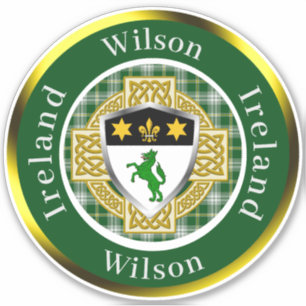 Adesivo Wilson Irish Shield/Celtic Cross Personalizado