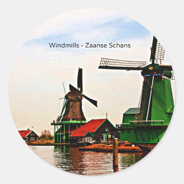 Adesivo Windmills-Zaanse Schans (Frente)