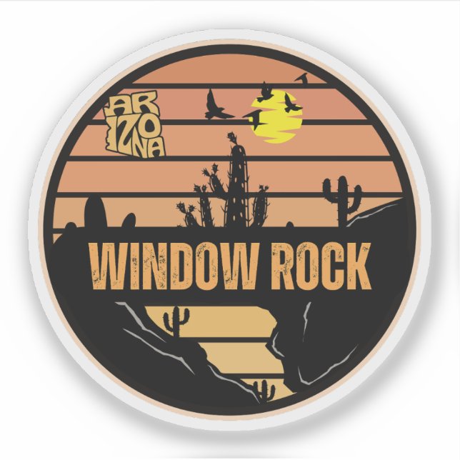Adesivo Window Rock, Arizona (Frente)