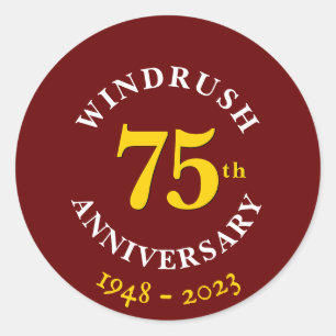 Adesivo Windrush geração 75 anos