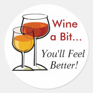 Adesivo Wine um bocado… que você sentirá melhor!