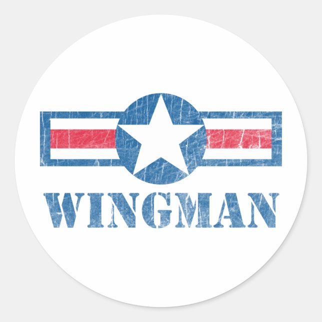 Adesivo Wingman Vintage (Frente)