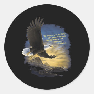 Adesivo Wings As Eagles Isaiah 4031 Christian
