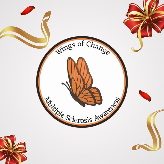 Adesivo Wings of Change MS Awarness Sticker (Criador carregado)