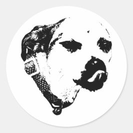 Adesivo Winking Terrier Sticker – Tongue Out & Bold