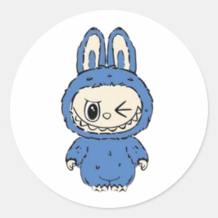 Adesivo Winky Blue BunBite