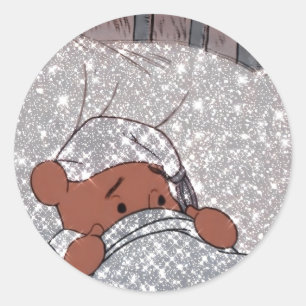 Adesivo Winnie the Pooh brilho