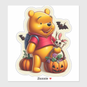Adesivo Winnie the Pooh halloween
