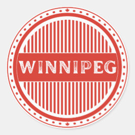 Adesivo Winnipeg City Pride Emblem – Canadian Identity
