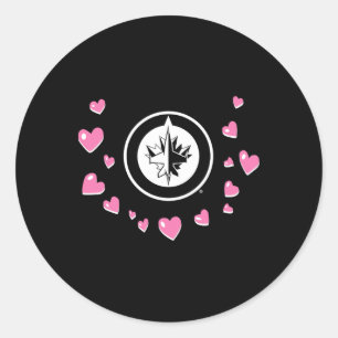 Adesivo Winnipeg Jets Dia dos Namorados Amor Nhl Licenciad