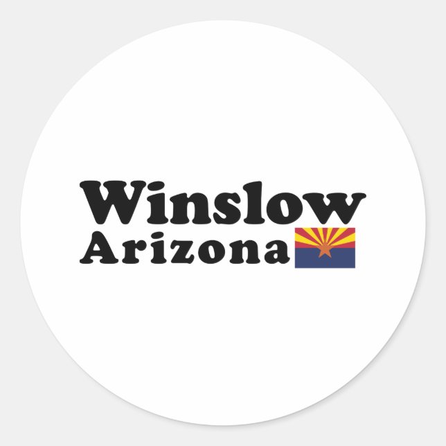 Adesivo Winslow, Arizona Sticker (Frente)