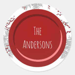 Adesivo Winter Berry Name