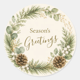 Adesivo Winter Botanica | Saudações de Fim de Ano