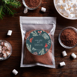 Adesivo Winter Botanicals | Christmas Gift Sticker