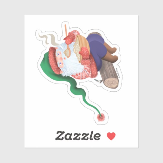 Adesivo Winter Gnome Jultomten  (Folha)