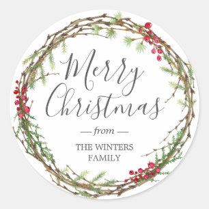 Adesivo Winter Greenerence deixa Berries no Natal