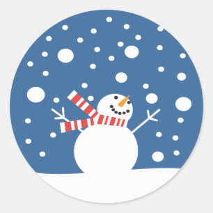 Adesivo Winter Holiday Snowman
