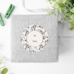 Adesivo Winter Nature Willife Nordic Christmas<br><div class="desc">Vestido de presente com vida selvagem botânica no inverno designs nórdicos. Veja nossa linha de cheio de produtos de plástico de presentes em nossa loja Zazzle.</div>
