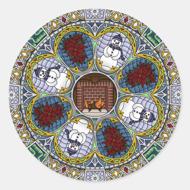 Adesivo Winter Nouveau Sticker (Frente)