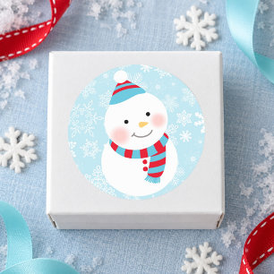 Adesivo Winter ONEderland Boneco de Neve Face Floco de Nev