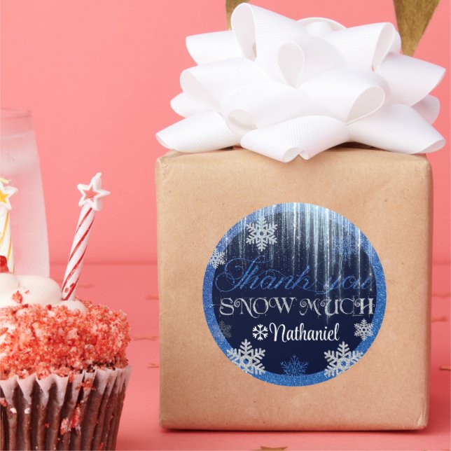 Adesivo Winter ONEderland Boy Birthday (Festa)