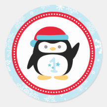 Winter ONEderland First Birthday Penguin