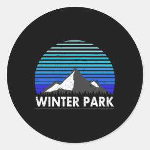 Adesivo Winter Park Colorado Bluebird Mountain