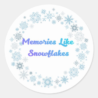Adesivo Winter Snowflake Wreath Sticker